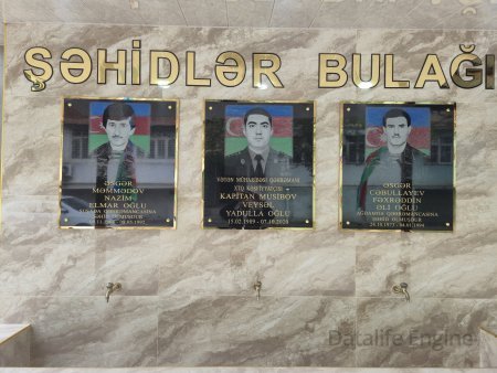 ✍️Vəli Əliyev yazır...   ŞƏHİDLƏRİN XATİRƏSİNƏ UCALDILAN ŞƏHİDLƏR BULAĞI — ÜÇ QƏHRƏMANIN ƏBƏDİYYƏTƏ QOVUŞAN ADI